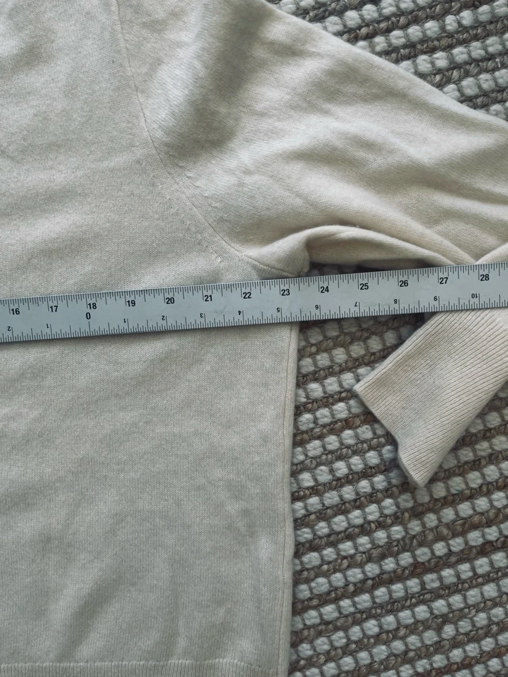 Perfect Cashmere Crewneck J. Crew Cream Size XXL